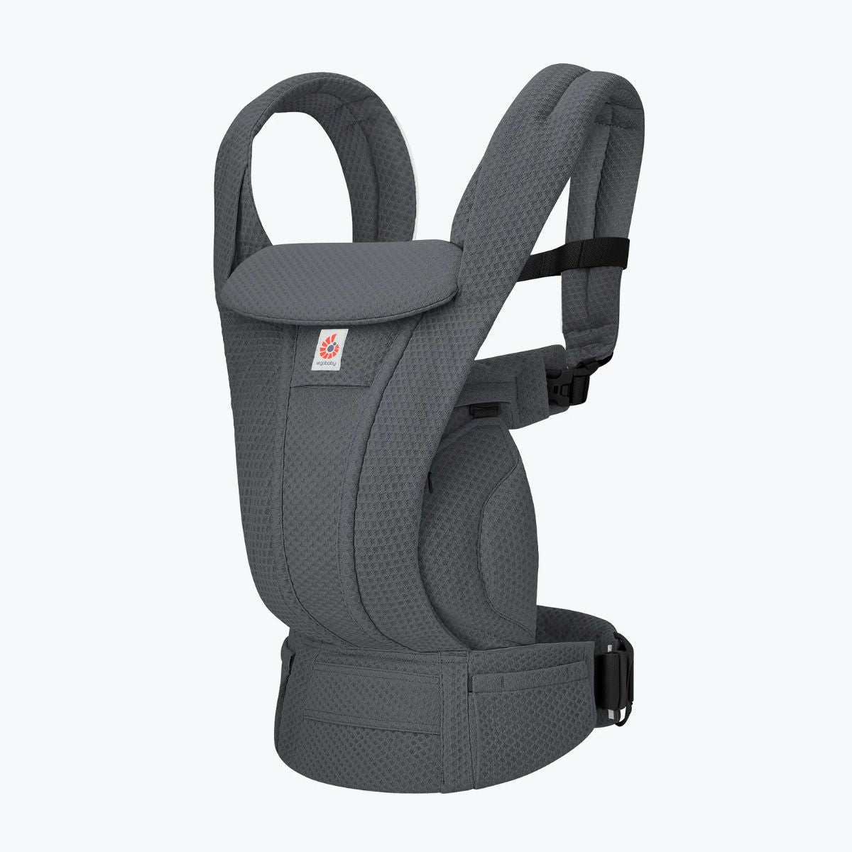Ergobaby Omni Deluxe Newborn Baby Carrier 0-48M - Graphite Grey - Secure & Comfortable Everyday Wear